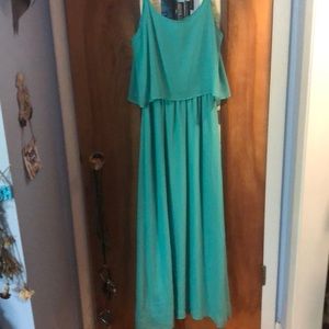 Blue maxi dress